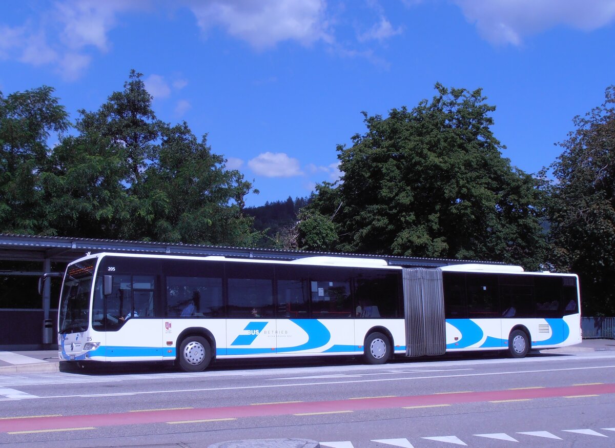 (277'750) - BOGG Wangen b.O. - Nr. 205/SO 21'996 - Mercedes am 10. Juli 2025 beim Bahnhof Olten