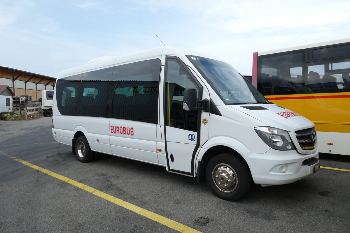 (278'089) - Funi-Car, Biel - Nr. 8/BE 207'008 - Mercedes am 27. Juli 2025 in Kerzers, Interbus