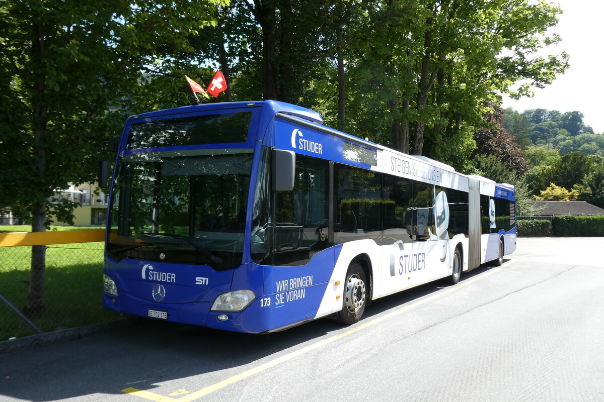 (278'424) - STI Thun - Nr. 173/BE 752'173 - Mercedes am 3. August 2025 bei der Schifflndte Thun