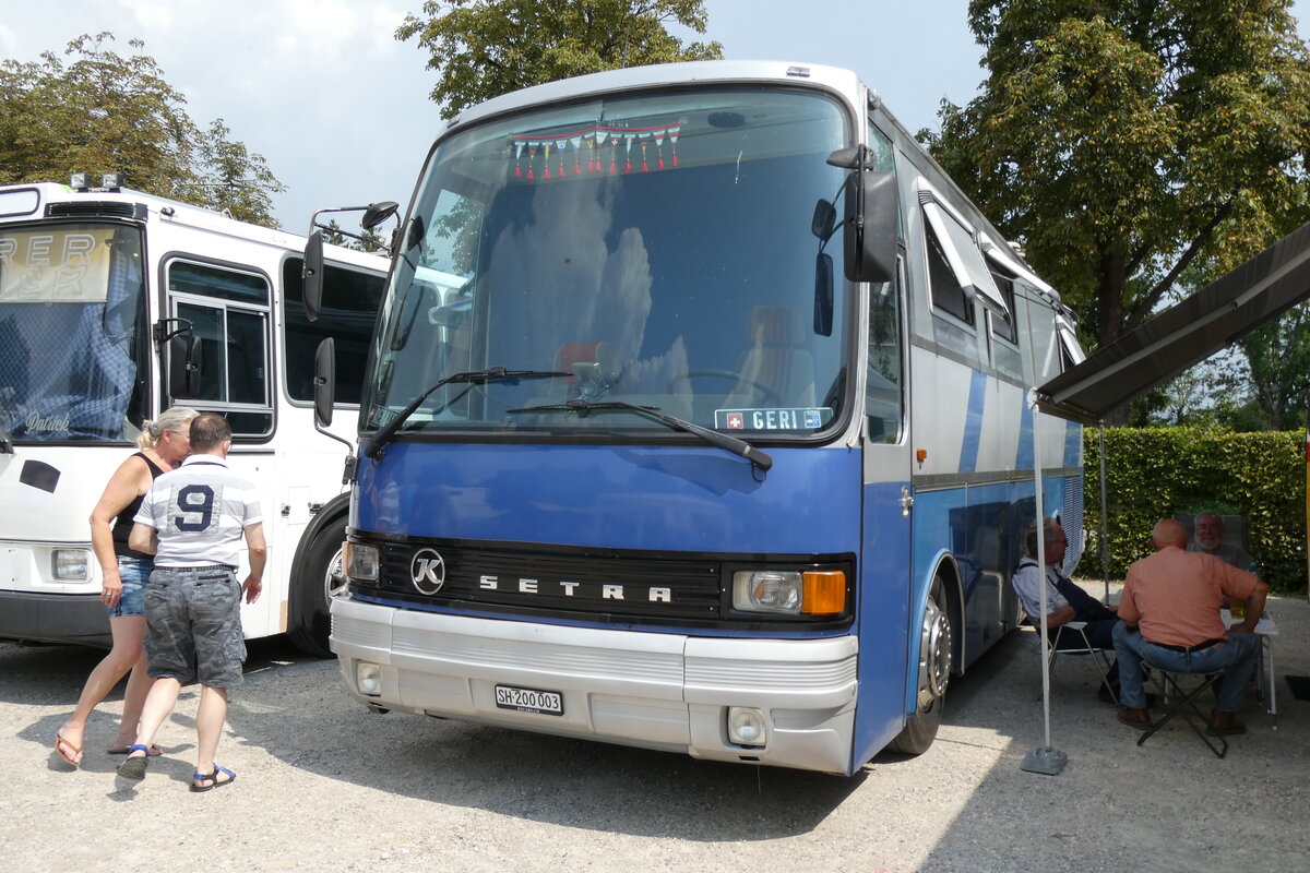 (278'989) - Leutwyler, Drrensch - SH 200'003 - Setra (ex Zihlmann, Zrich) am 16. August 2025 in Solothurn, Baseltor