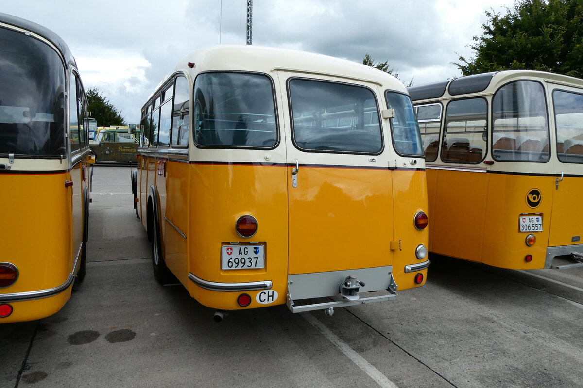 (279'751) - Blchlinger, Endingen - AG 69'937 - Saurer/Tscher (ex Dubach, Walde; ex Spescha, Andiast) am 30. August 2025 in Oberkirch, CAMPUS Sursee