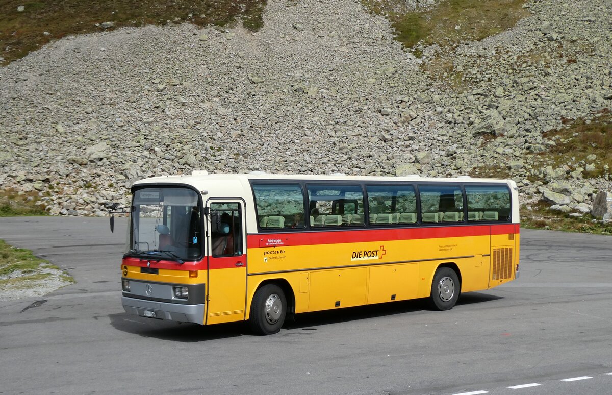 (280'272) - Buzzi, Bern - BE 910'789 - Mercedes (ex Mattli, Wassen/PID 2295) am 10. September 2025 in Susten, Passhhe