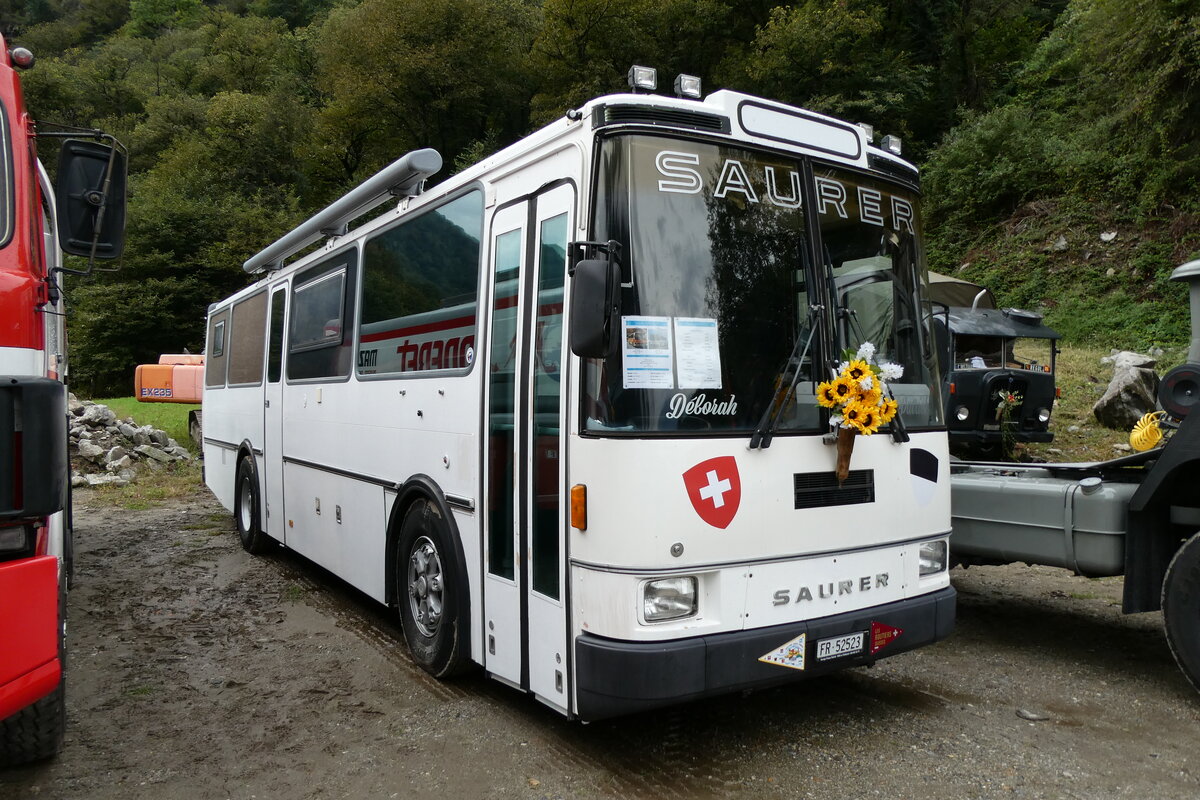(280'360) - Cassella, Le Chtelard - FR 52'523 - Saurer/Lauber (ex Epiney, Ayer) am 13. September 2025 in Iragna, Riviera