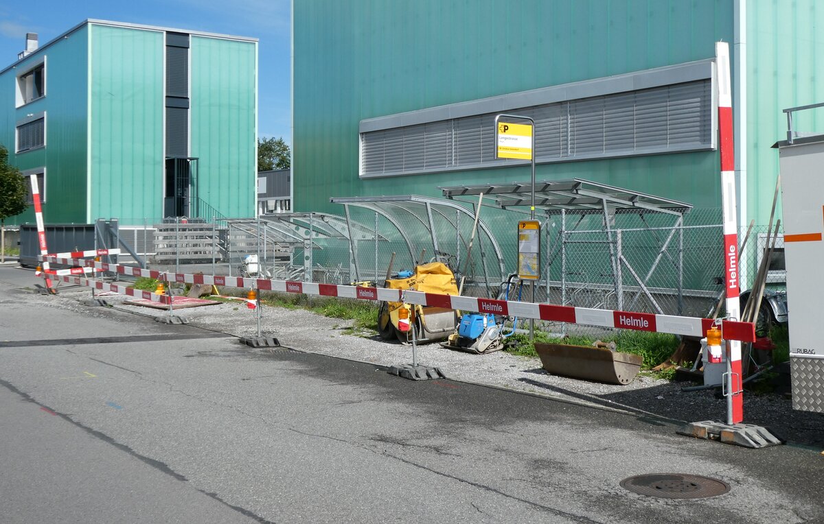 (280'416) - PostAuto-Haltestelle am 14. September 2025 in Thun, Langestrasse