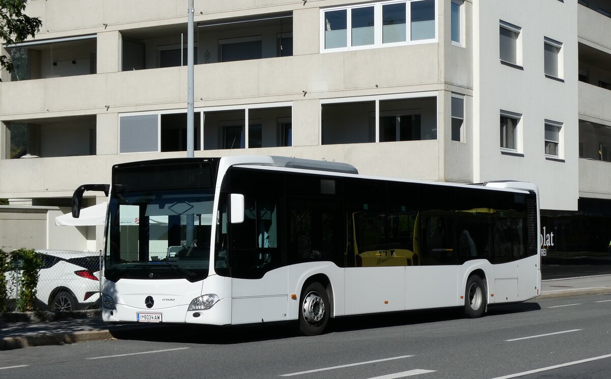 (280'534) - Breuss, Rankweil - I 6034 AW - Mercedes am 18. September 2025 in Telfs, Anton.Auer-Strasse