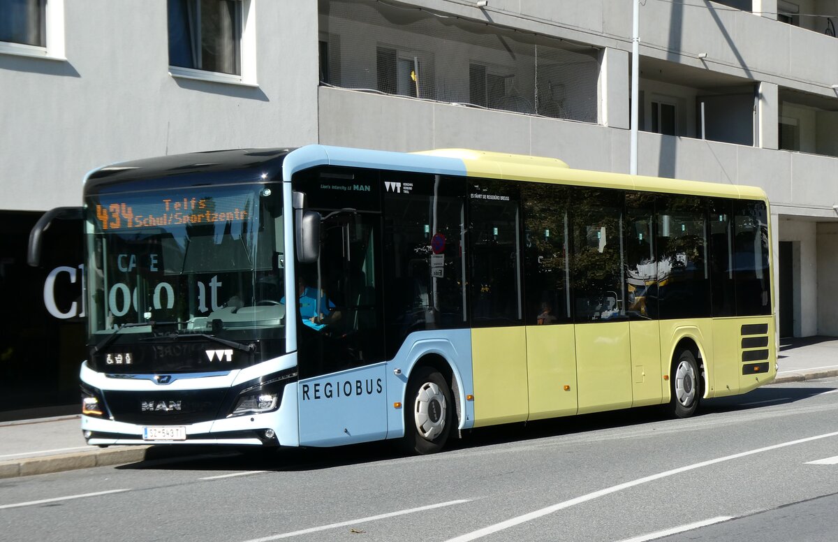 (280'570) - Breuss, Rankweil - Nr. 543/SZ 543 TI - MAN am 18. September 2025 in Telfs, Anton-
Auer-Strasse