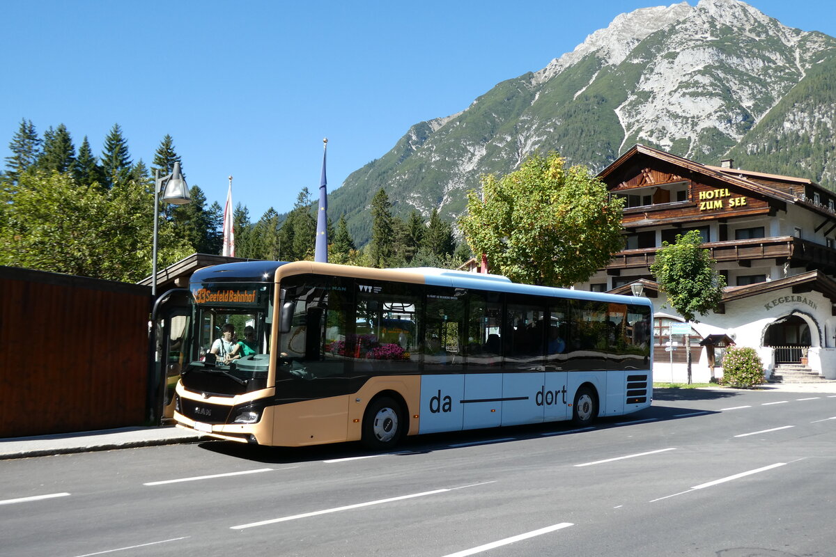 (280'611) - Breuss, Rankweil - Nr. 540/SZ 540 TI - MAN am 20. September 2025 in Leutasch, Weidach Zentrum