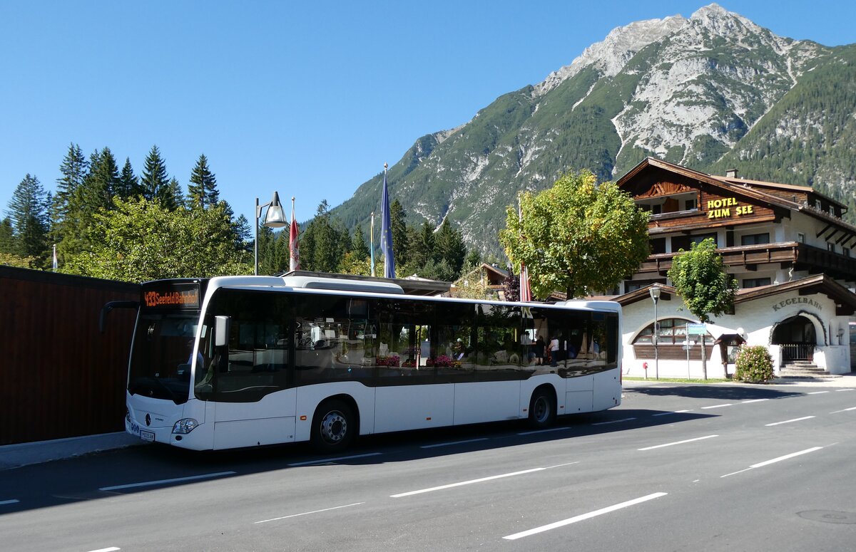 (280'614) - Breuss, Rankweil - I 6035 AW - Mercedes am 20. September 2025 in Leutasch, Weidach Zentrum