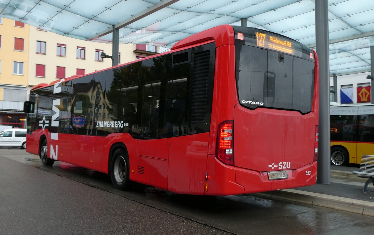 (280'747) - AHW Horgen - Nr. 653/ZH 718'226 - Mercedes am 27. September 2025 beim Bahnhof Wdenswil