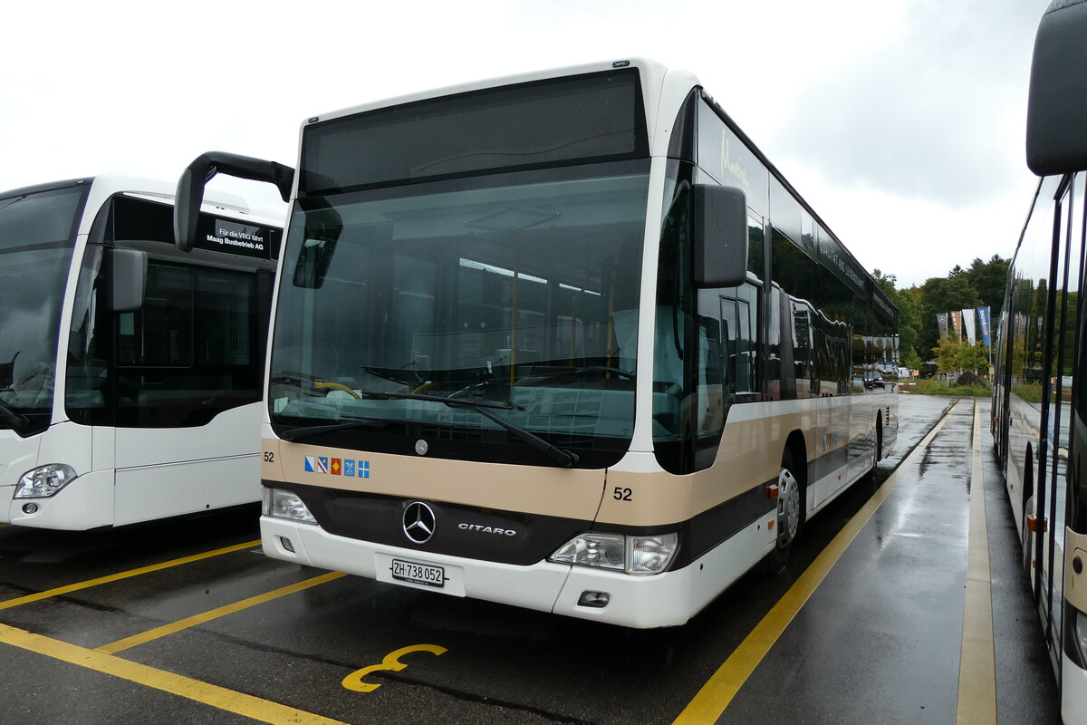 (280'756) - AZZK Zollikon - Nr. 52/ZH 738'052 - Mercedes am 27. September 2025 in Winterthur, Daimler Buses