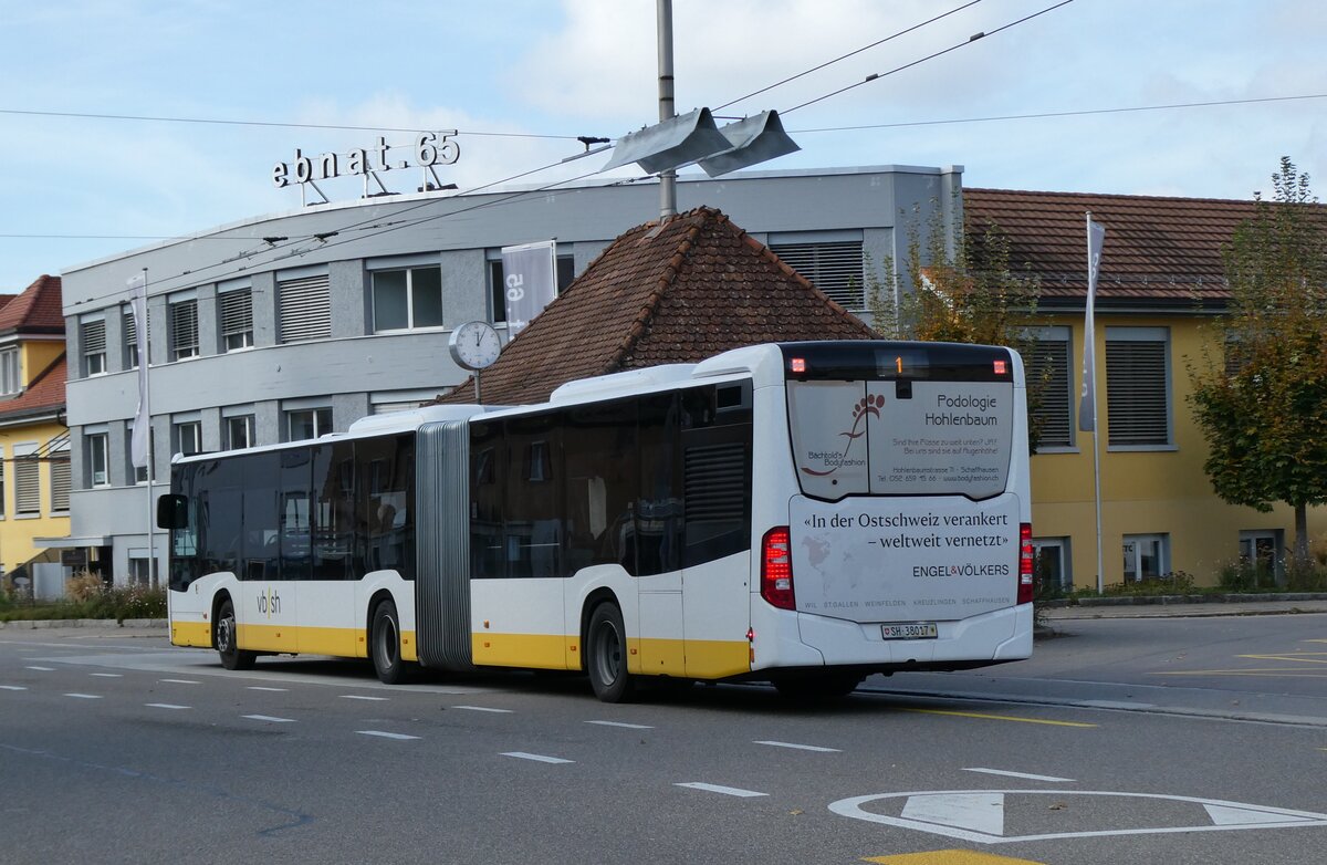 (281'117) - VBSH Schaffhausen - Nr. 17/SH 38'017 - Mercedes am 10. Oktober 2025 in Schaffhausen, Ebnat
