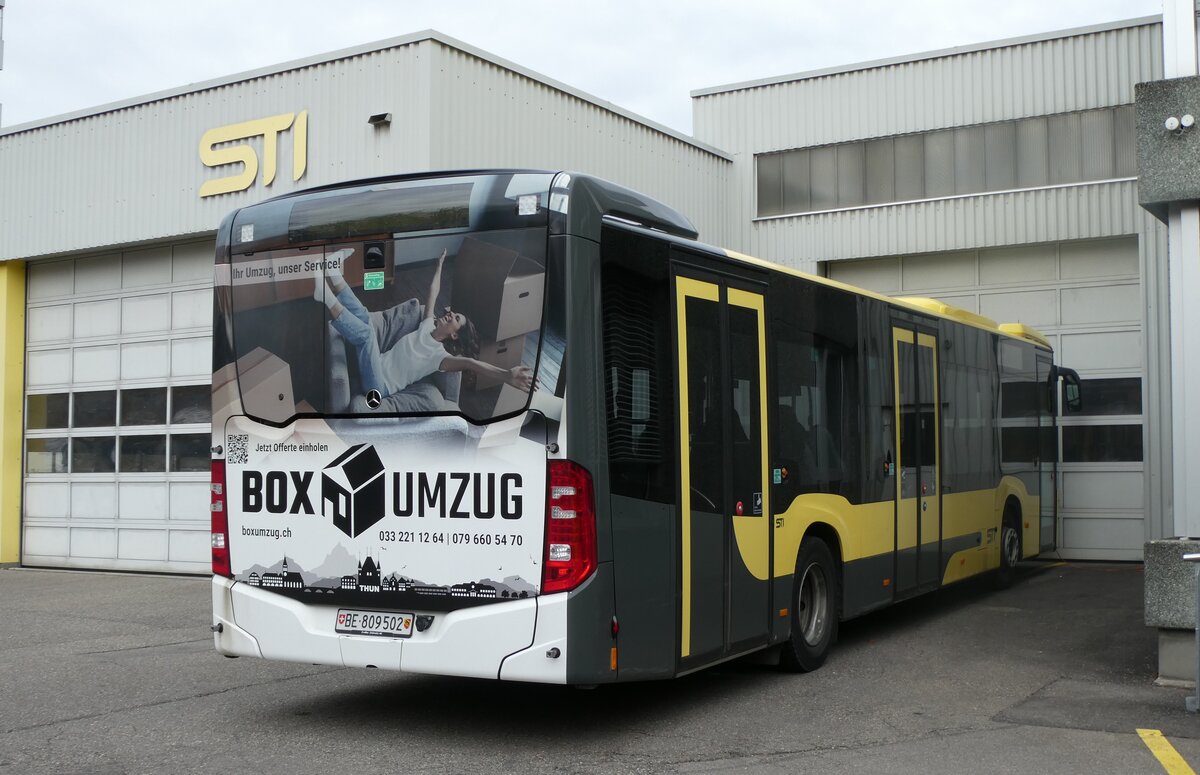(282'246) - STI Thun - Nr. 502/BE 809'502 - Mercedes am 9. November 2025 in Thun, Garage