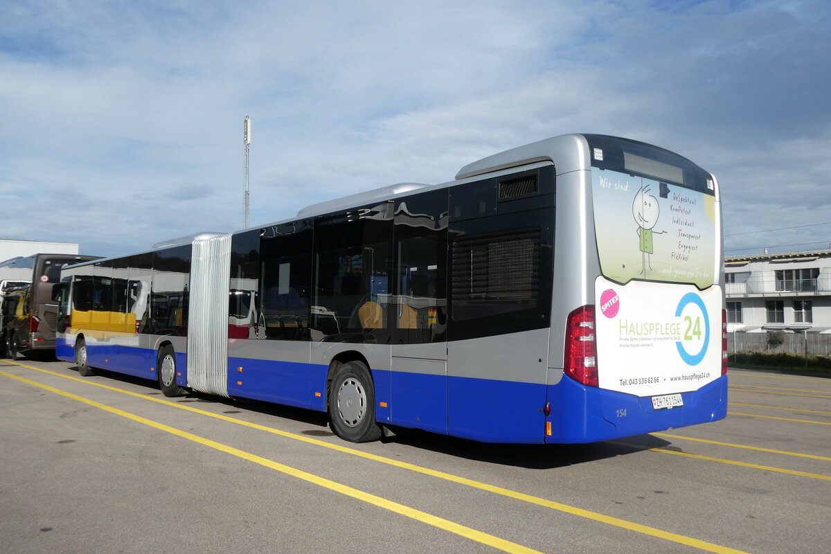 (282'417) - VZO Gr�ningen - Nr. 154/ZH 761'154 - Mercedes am 15. November 2025 in Winterthur, Daimler Buses