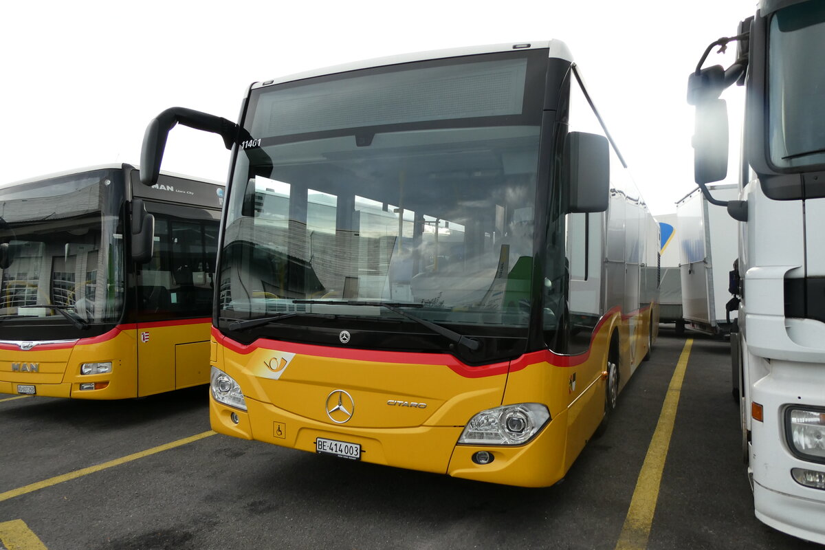 (282'472) - PostAuto Bern - Nr. 3/BE 414'003/PID 11'461 - Mercedes am 15. November 2025 in Kerzers, Interbus