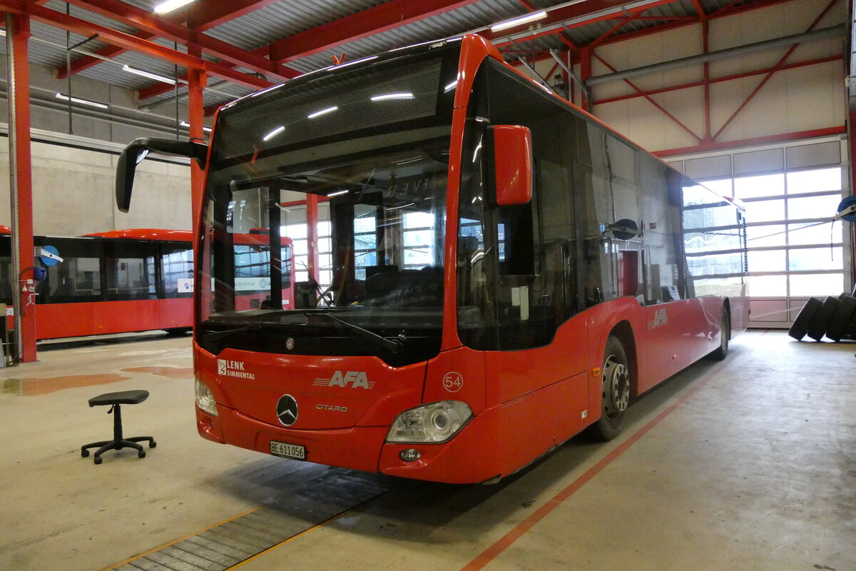 (282'570) - AFA Adelboden - Nr. 54/BE 611'056 - Mercedes am 24. November 2025 in Frutigen, Garage