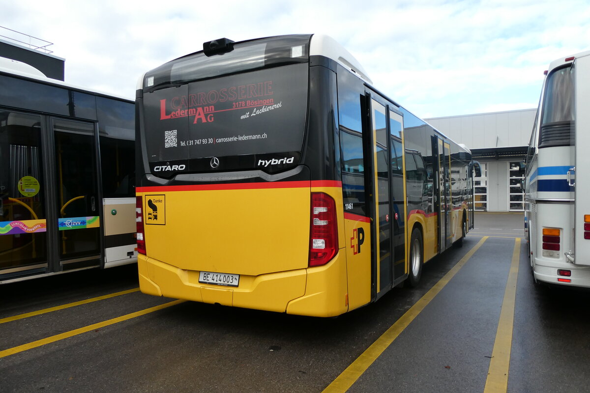 (282'624) - PostAuto Bern - Nr. 3/BE 414'003/PID 11'461 - Mercedes am 29. November 2025 in Winterthur, Daimler Buses