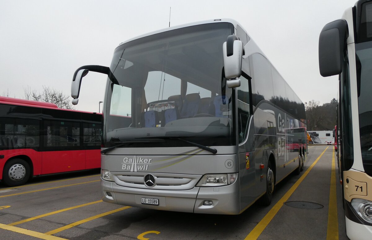 (283'080) - Galliker, Ballwil - Nr. 6/LU 15'589 - Mercedes am 12. Dezember 2025 in Winterthur, Daimler Buses