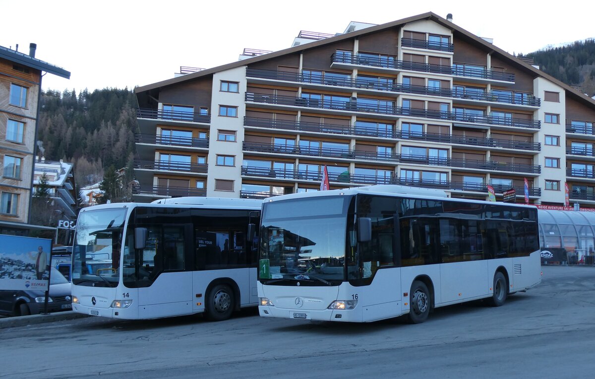 (283'558) - Lathion, Sion - Nr. 16/VS 12'893/PID 5355 - Mercedes (ex TPC Aigle) am 30. Dezember 2025 in Haute-Nendaz, T�l�cabine