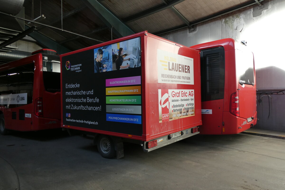 (283'616) - AFA Adelboden - Nr. 68/BE 590'378 - Niederhauser Gep�ckanh�nger am 1. Januar 2026 in Adelboden, Busstation