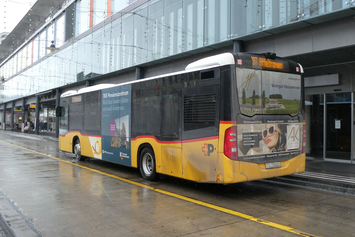(283'755) - PostAuto Ostschweiz - TG 158'012/PID 11'674 - Mercedes am 8. Januar 2026 beim Bahnhof Frauenfeld
