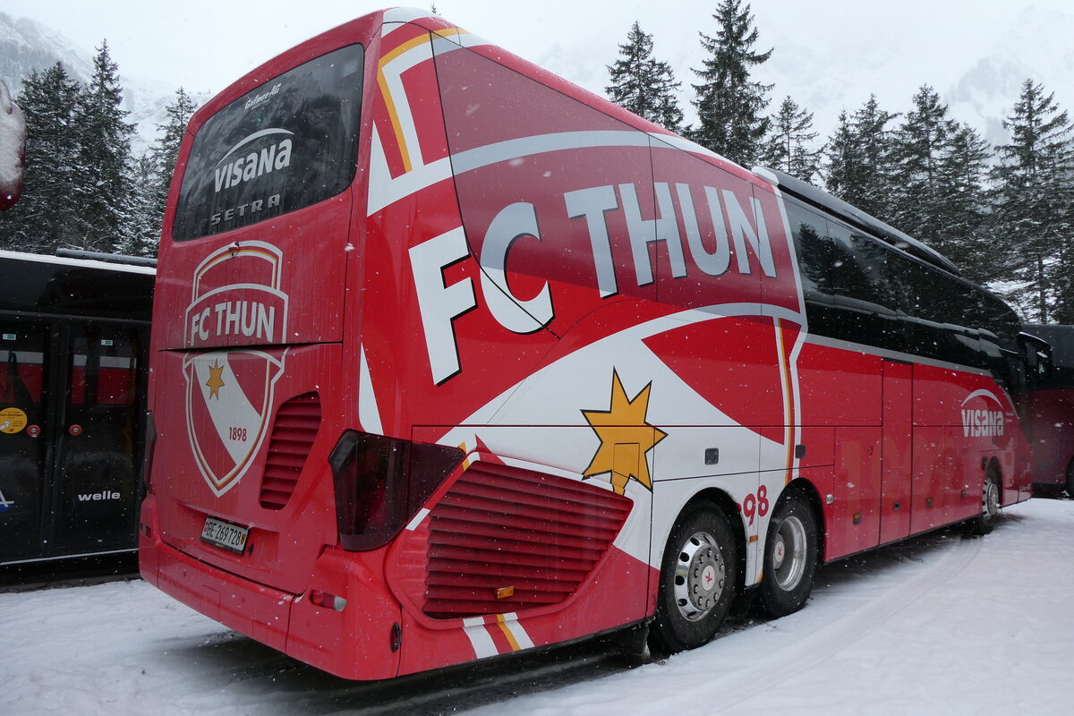 (283'939) - Gafner, Gwatt - Nr. 112/BE 269'728 - Setra am 10. Januar 2026 in Adelboden, Unter dem Birg
