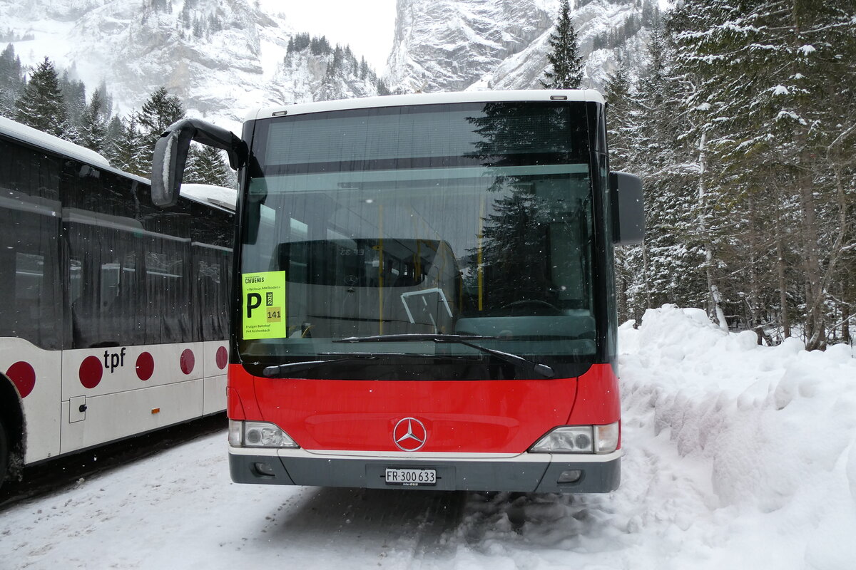 (283'952) - Wieland, Murten - Nr. 50/FR 300'633/PID 4845 - Mercedes (ex Klopfstein, Laupen Nr. 10) am 10. Januar 2026 in Adelboden, Unter dem Birg