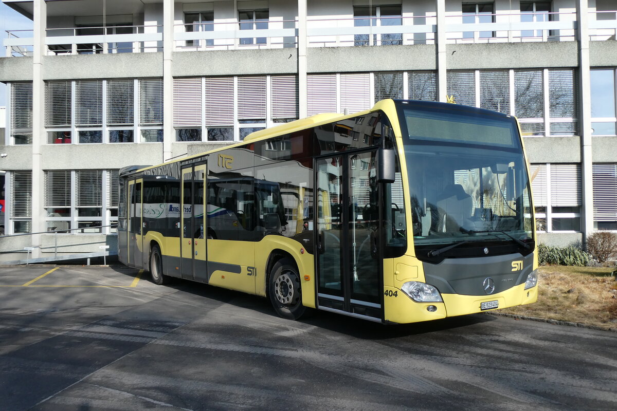 (284'338) - STI Thun - Nr. 404/BE 523'404 - Mercedes am 25. Januar 2026 in Thun, Garage