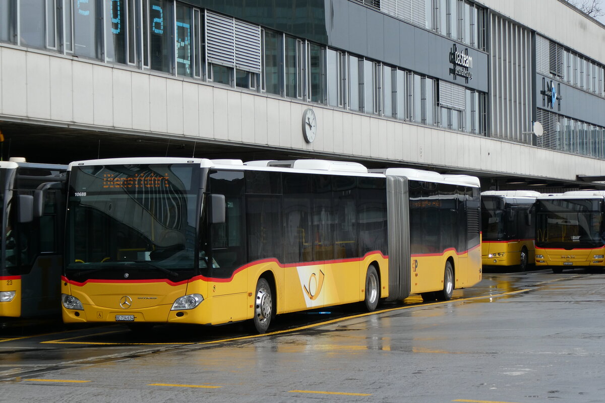 (284'428) - PostAuto Bern - Nr. 10'688/BE 734'634/PID 10'688 - Mercedes (ex Nr. 634) am 29. Januar 2026 in Bern, Postautostation