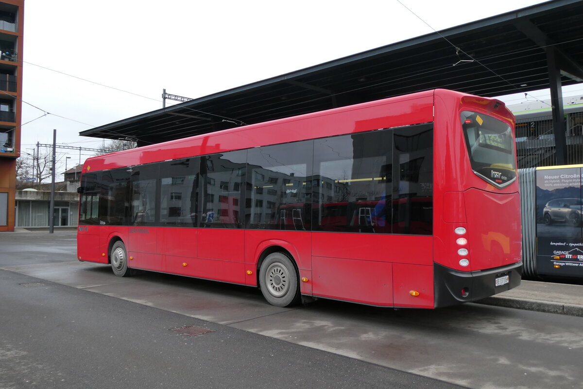 (284'535) - Bernmobil, Bern - Nr. 106/BE 137'106 - eIrizar am 31. Januar 2026 beim Bahnhof Bern Br�nnen Westside