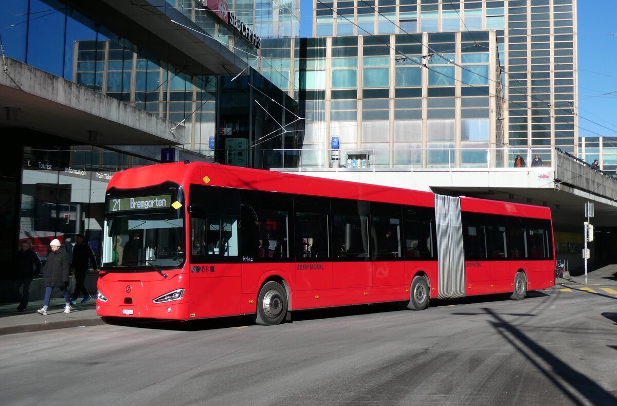 (284'548) - Bernmobil, Bern - Nr. 248/BE 881'248 - eIrizar am 2. Februar 2026 beim Bahnhof Bern