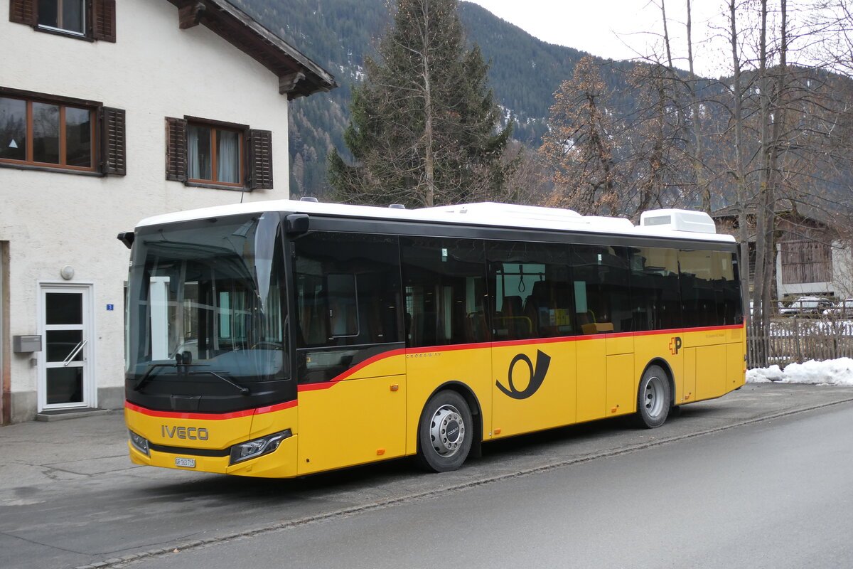 (284'629) - Gaudenz, Andeer - GR 163'715/PID 12'359 - Iveco am 6. Februar 2026 in Andeer, Garage