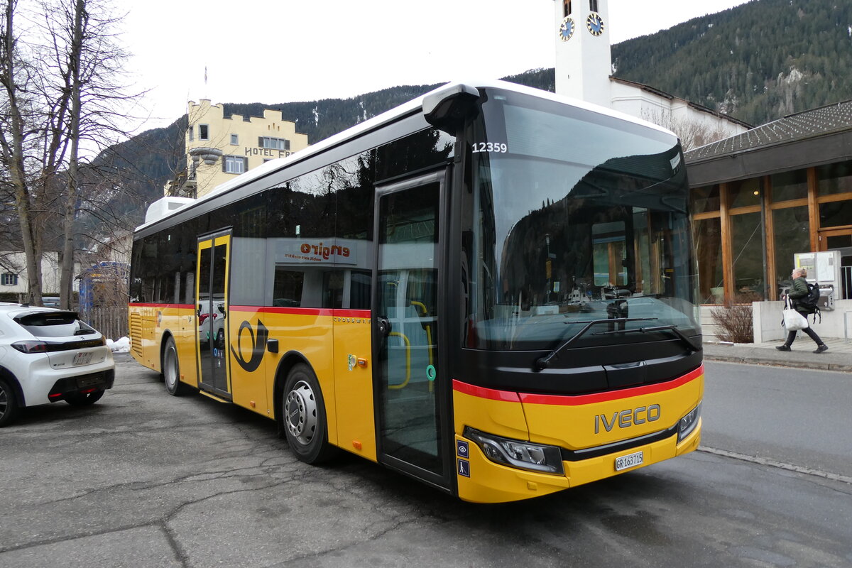 (284'639) - Gaudenz, Andeer - GR 163'715/PID 12'359 - Iveco am 6. Februar 2026 in Andeer, Garage