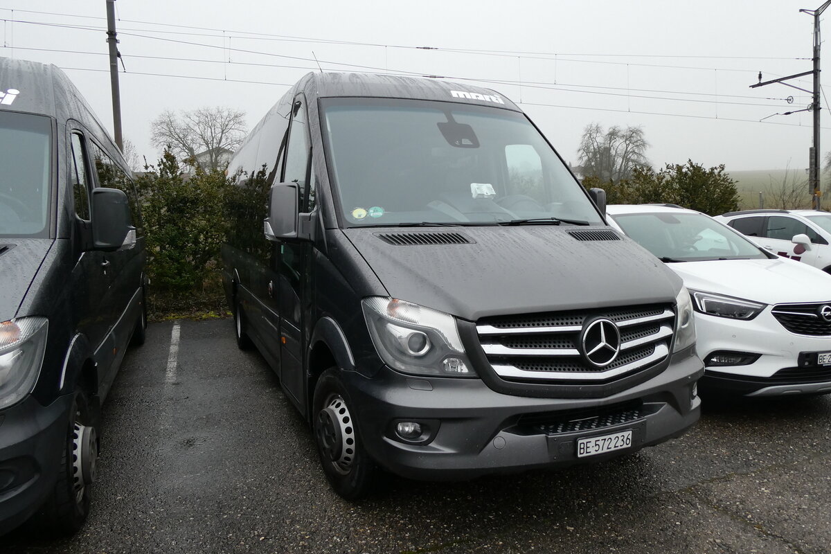(284'724) - Marti, Kallnach - Nr. 36/BE 572'236 - Mercedes am 7. Februar 2026 in Kallnach, Car-Terminal