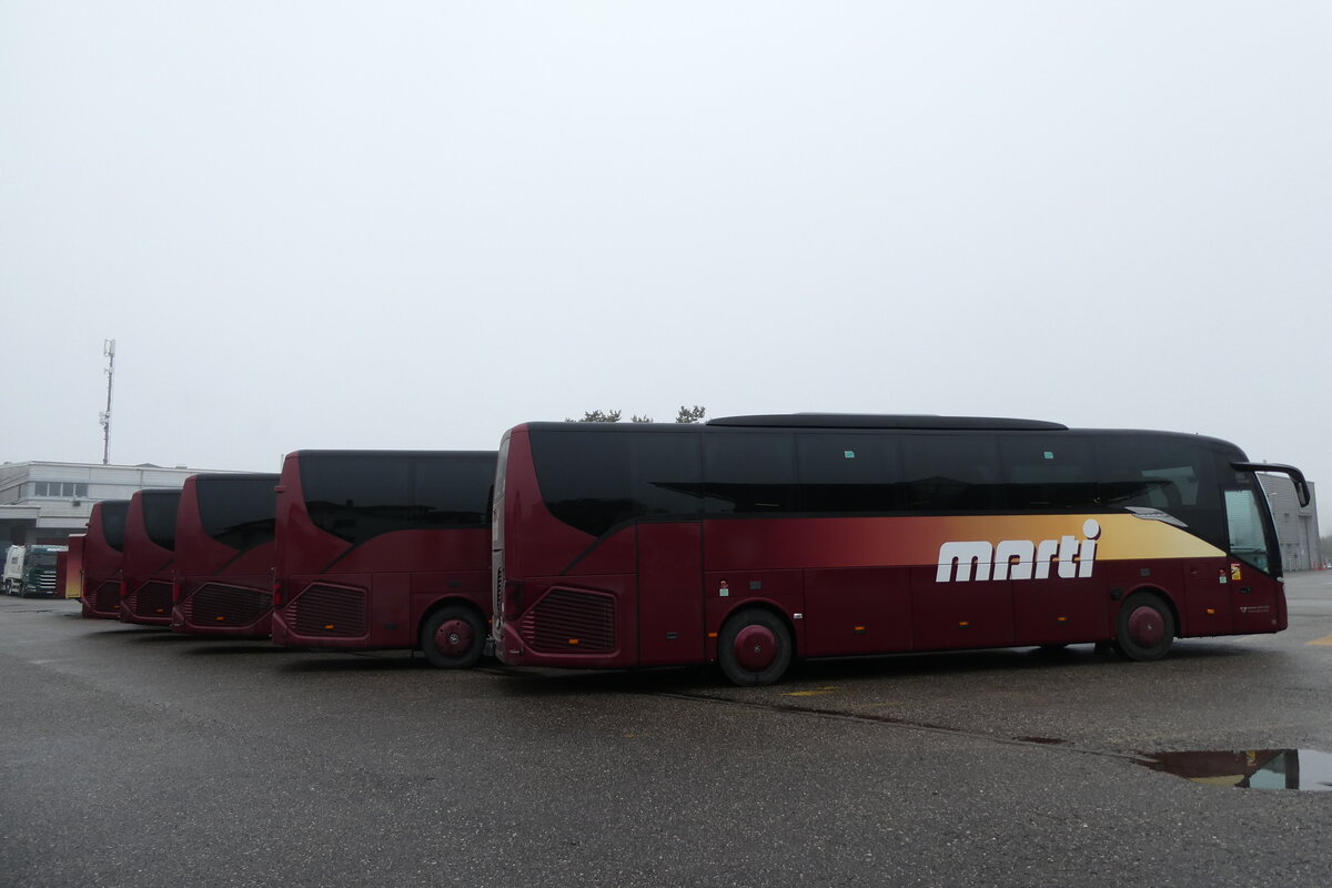(284'729) - Marti, Kallnach - Nr. 10/BE 572'210 - Setra am 7. Februar 2026 in Kallnach, Car-Terminal