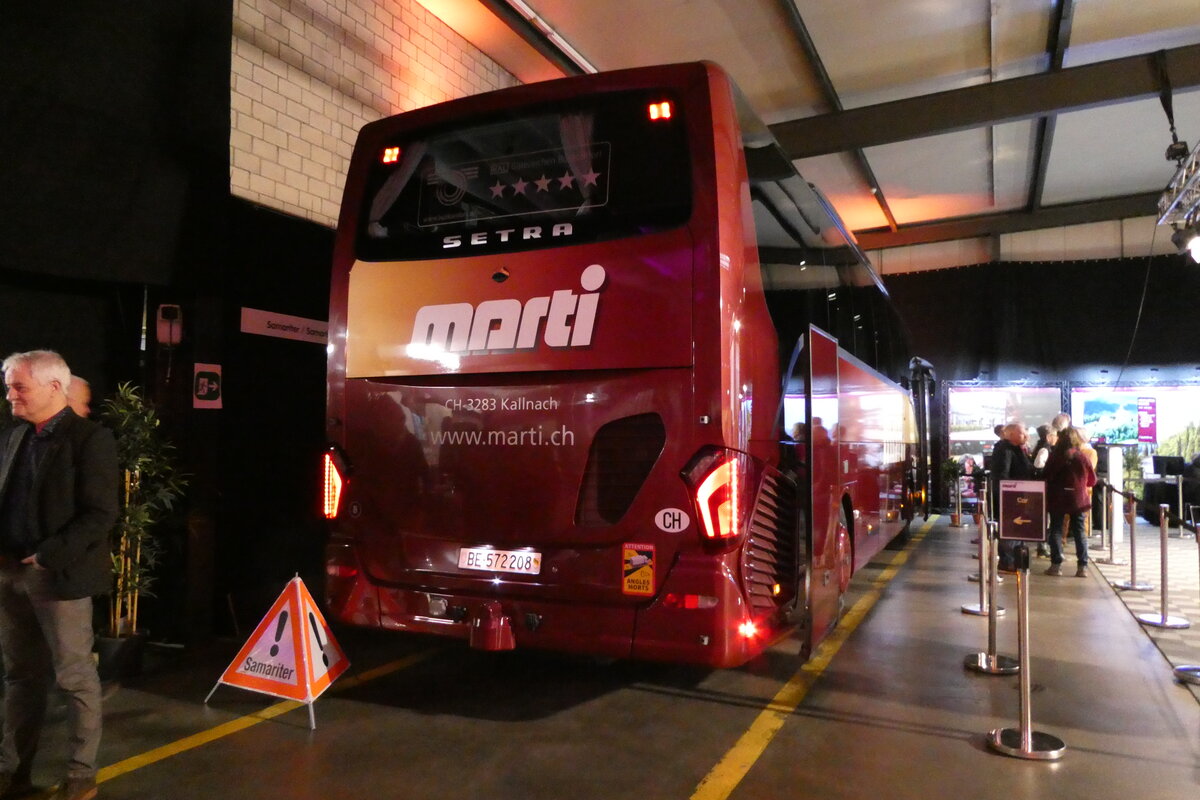 (284'734) - Marti, Kallnach - Nr. 8/BE 572'208 - Setra am 7. Februar 2026 in Kallnach, Car-Terminal