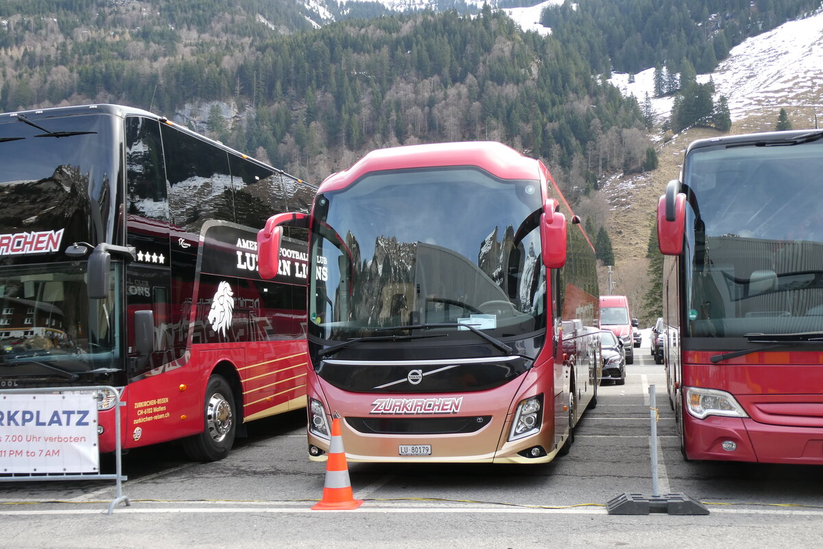 (285'125) - Zurkirchen, Malters - Nr. 15/LU 80'179 - Volvo am 28. Februar 2026 auf der St�ckalp