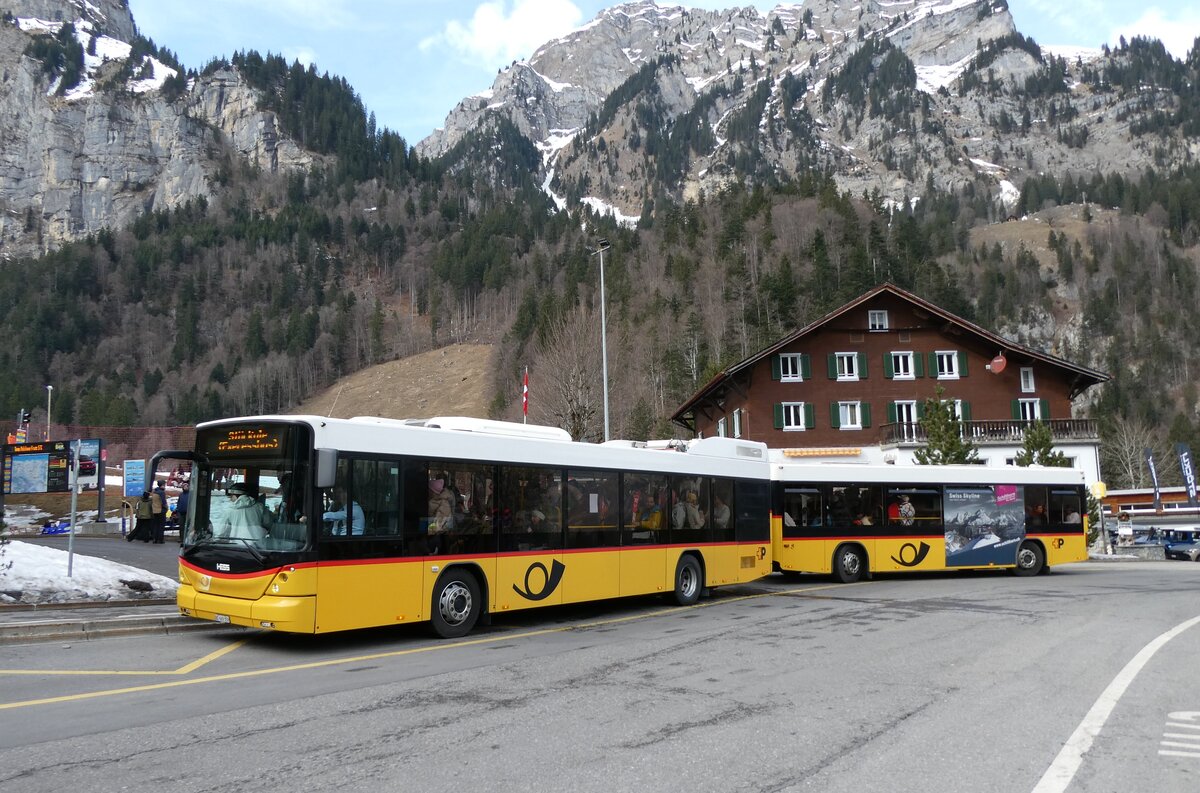(285'135) - PostAuto Bern - BE 669'359/PID 10'147 - Hess (ex Nr. 6; ex Klopfstein, Laupen Nr. 6) am 28. Februar 2026 auf der St�ckalp
