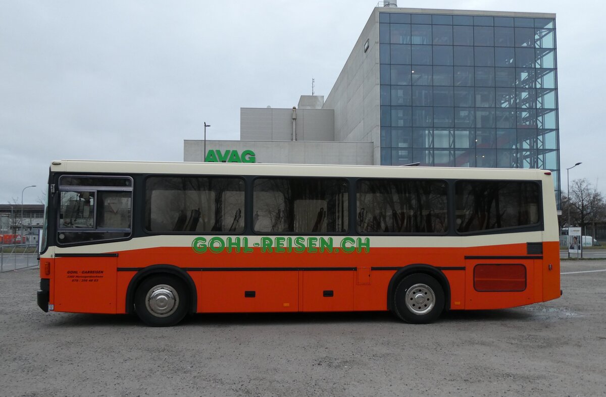 (285'148) - Gohl, Herzogenbuchsee - BE 815'877 - MAN/Lauber (ex AMSA Chiasso Nr. 19; ex Tresch, Amsteg PID 2290) am 1. M�rz 2026 in Thun, Kleine Allmend