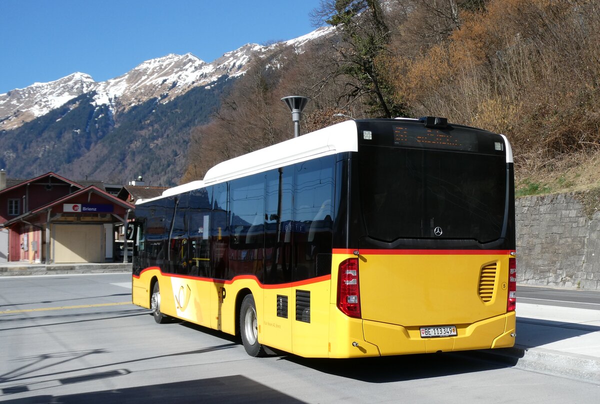 (285'186) - Fl�ck, Brienz - Nr. 5/BE 113'349/PID 10'859 - Mercedes am 3. M�rz 2026 beim Bahnhof Brienz