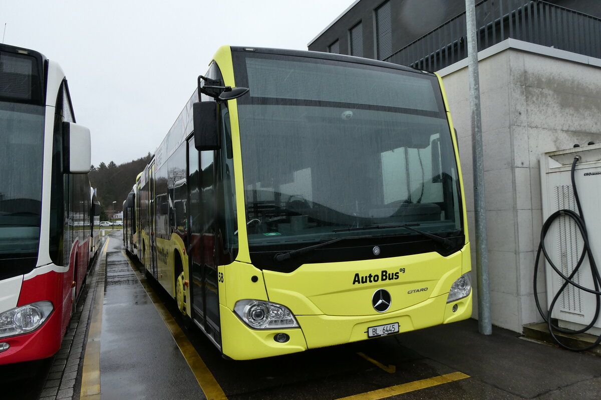 (285'409) - AAGL Liestal Nr. 58/BL 6445 - Mercedes am 14. M�rz 2026 in Winterthur, Daimler Buses