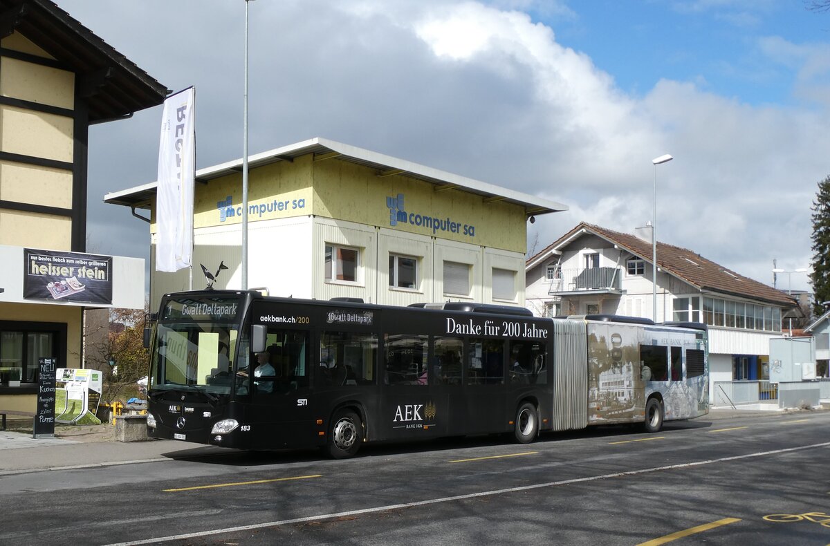 (285'427) - STI Thun - Nr. 183/BE 804'183 - Mercedes am 15. M�rz 2026 in Thun, Strandbad