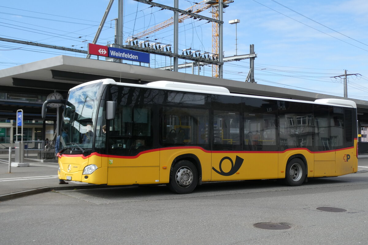 (285'448) - PostAuto Ostschweiz - TG 180'982/PID 11'127 - Mercedes am 17. M�rz 2026 beim Bahnhof Weinfelden