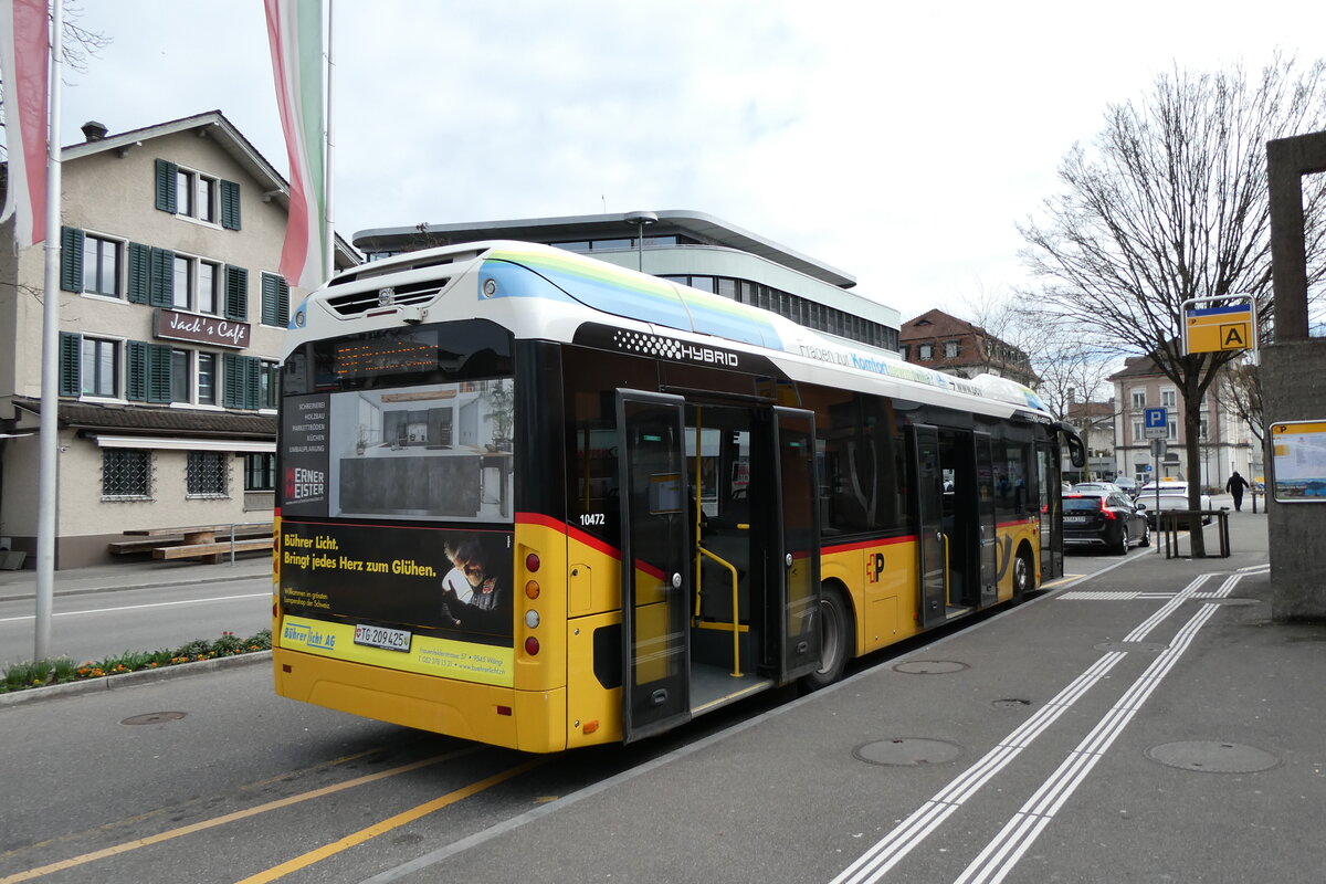 (285'453) - PostAuto Ostschweiz - TG 209'425/PID 10'472 - Volvo am 17. M�rz 2026 beim Bahnhof Weinfelden