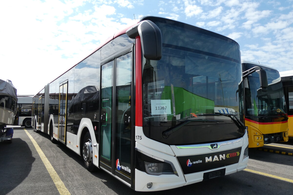 (285'635) - RVBW Wettingen - Nr. 175 - MAN (ex AHW Horgen Nr. 611) am 21. M�rz 2026 in Kerzers, Interbus