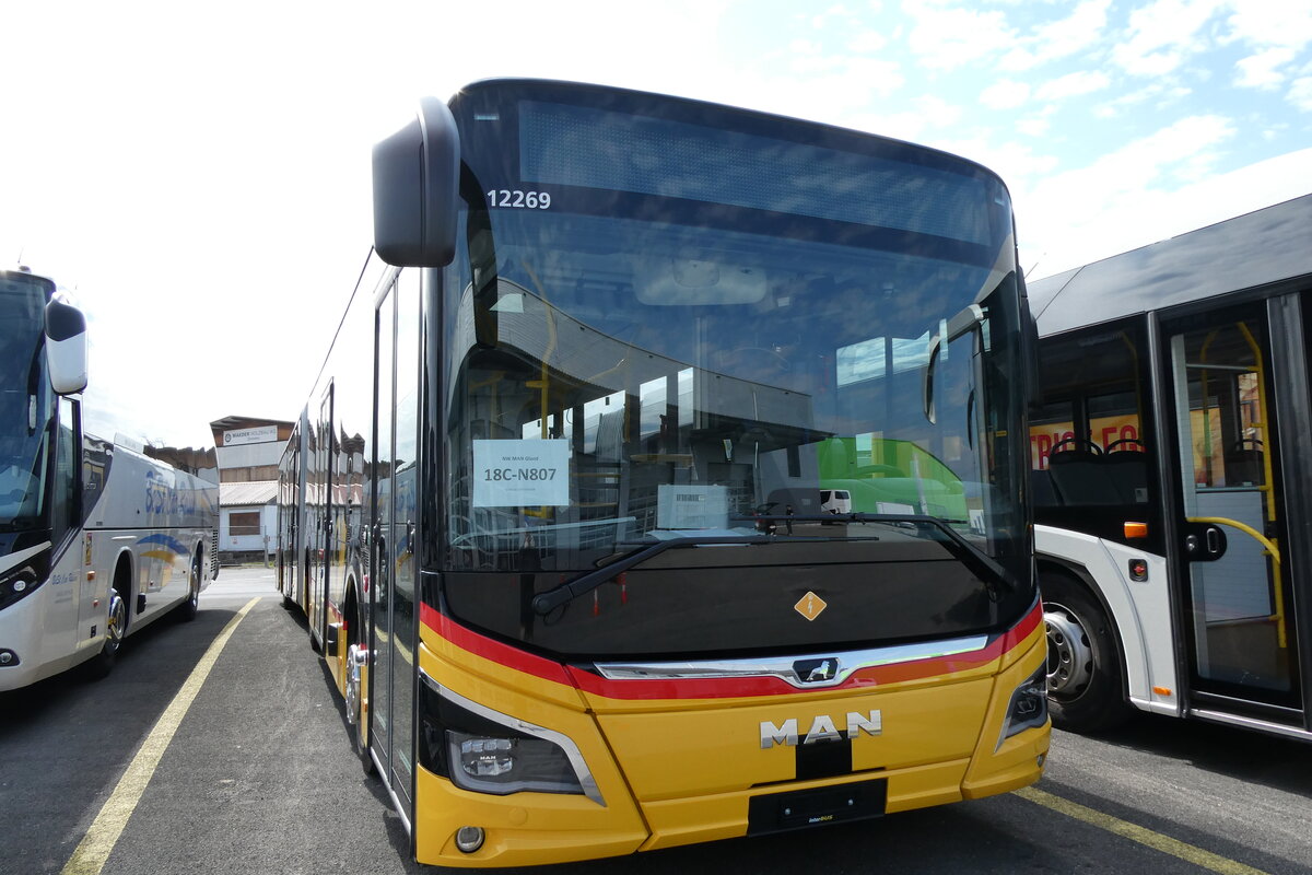 (285'644) - CarPostal Ouest - PID 12'269 - MAN am 21. M�rz 2026 in Kerzers, Interbus