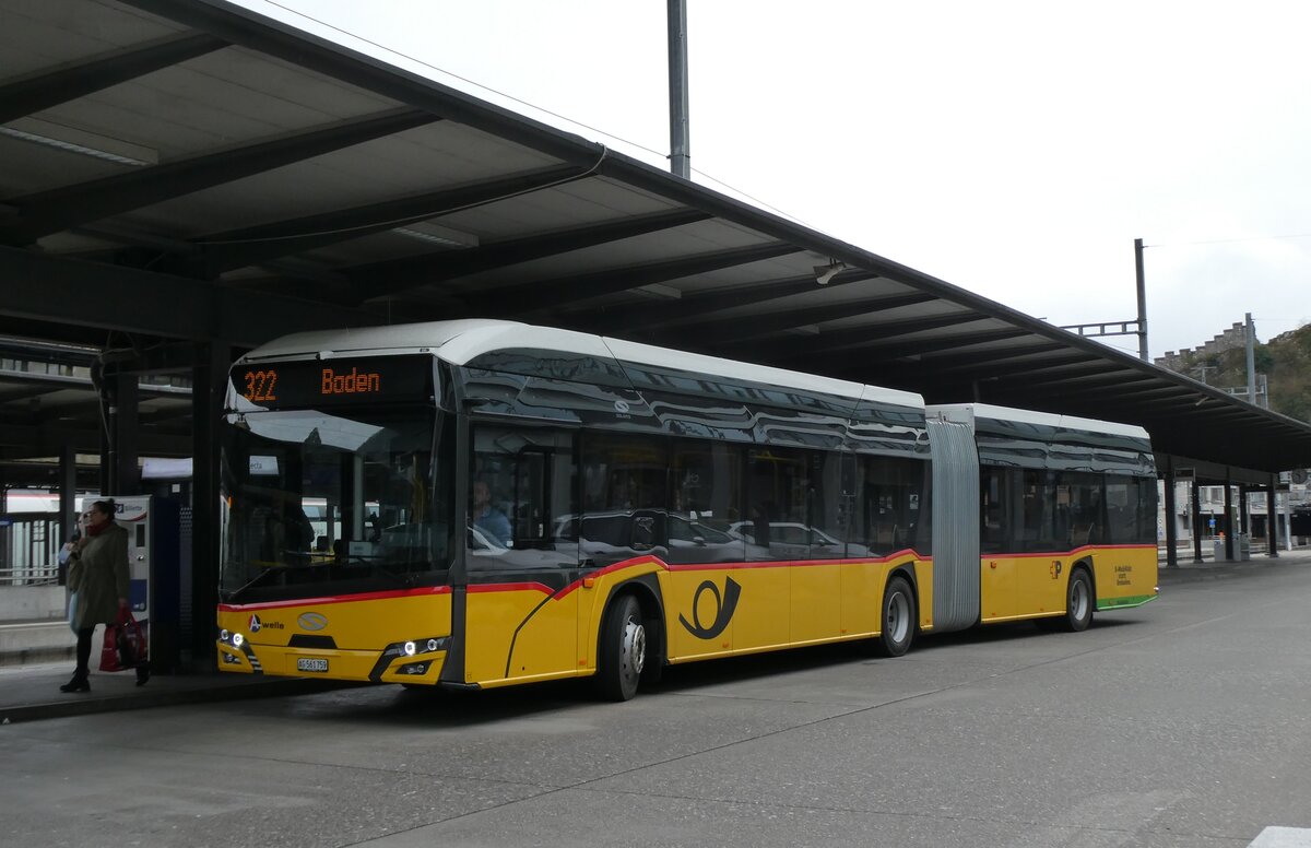 (285'737) - Wicki, Zufikon - AG 561'759/PID 12'411 - eSolaris am 26. M�rz 2026 beim Bahnhof Baden