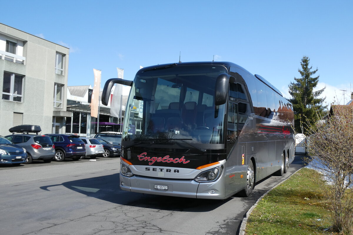 (285'743) - Engeloch, Riggisberg - BE 55'712 - Setra am 27. M�rz 2026 in Thun, Garage STI