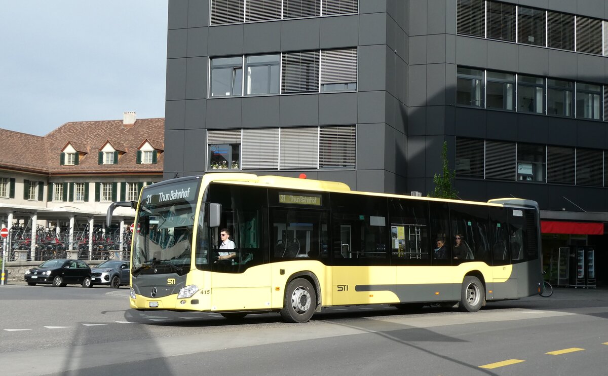 (286'711) - STI Thun - Nr. 415/BE 106'415 - Mercedes am 3. Mai 2026 beim Bahnhof Thun