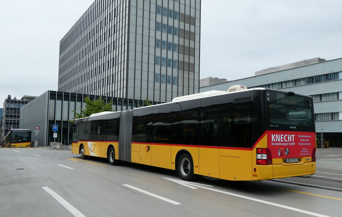 (286'731) - Steiner, Ortschwaben - Nr. 6/BE 32'717/PID 10'774 - MAN am 3. Mai 2026 in Bern, Postautostation