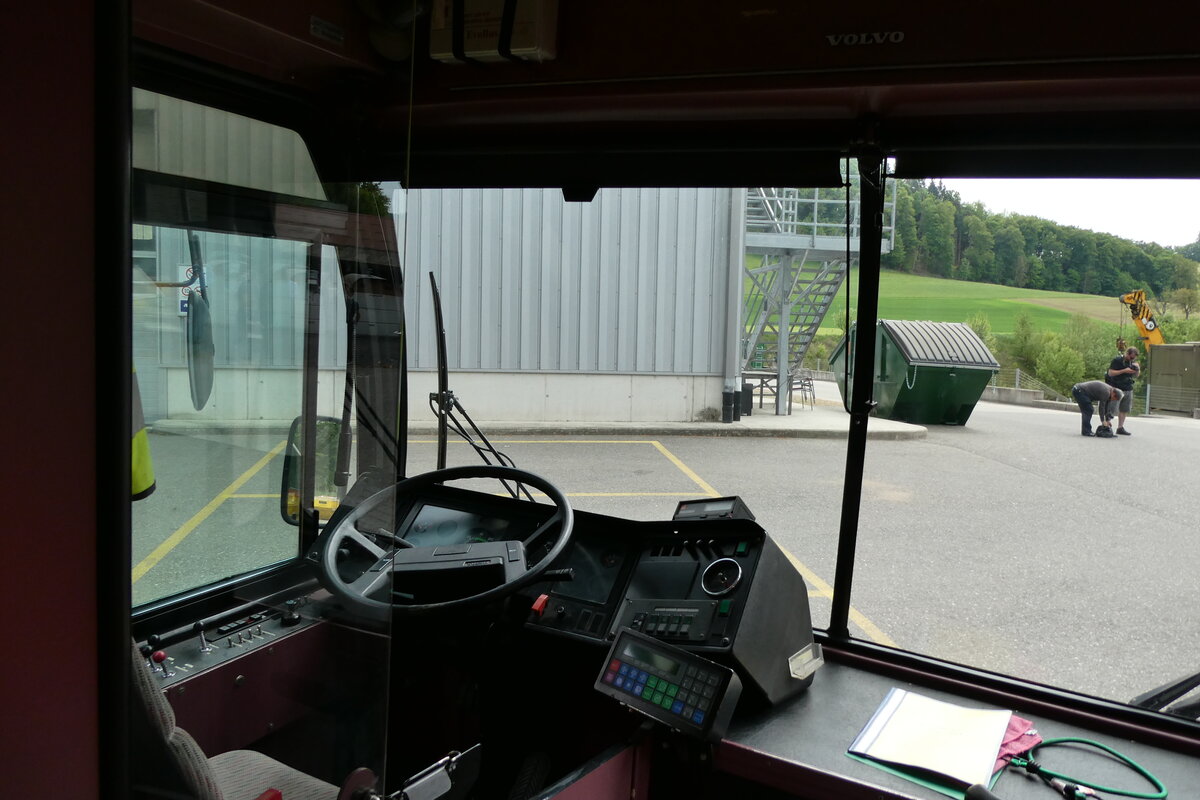 (286'766) - Bernmobil, Bern (SOB) - Nr. 193 - Volvo/Gangloff am 3. Mai 2026 in Burgdorf, �kihof Ziegelgut (Innenaufnahme)